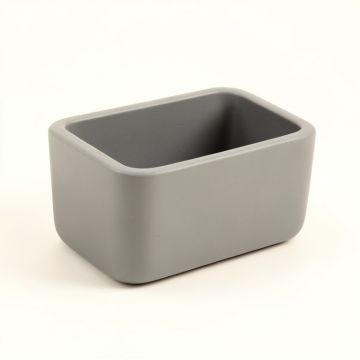 Vale Crest Empty Railing Planter With Integral Brackets - Gray (synthetic illustration; no displayed measurements)