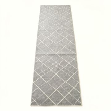 Laurel Arc Narrow Runner Rug - Gray (synthetic illustration; no displayed measurements)