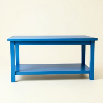 Cliff Dell Empty Workshop Workbench - Blue (synthetic illustration; no displayed measurements)