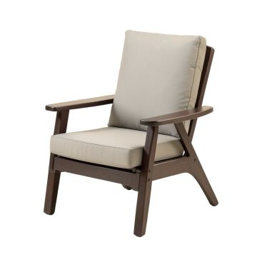 Mitchem Adirondack Patio Chair With Cushions