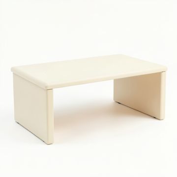 Willow Brook Desktop Monitor Riser - Cream (synthetic illustration; no displayed measurements)