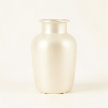 Elm Crest Empty Decorative Vase - Ivory (synthetic illustration; no displayed measurements)