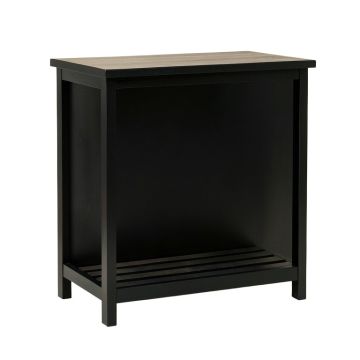 Moss Crest Freestanding Laundry Folding Counter - Black