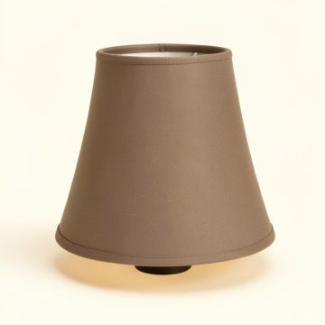 12 '' H X 16 '' W Silk/Shantung Bell Lamp Shade ( Screw On ) (synthetic illustration; no displayed measurements)