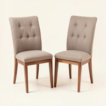Handcraft Tufted Parsons Solid Wood Dining Chair ( Set Of 2 ) (synthetic illustration; no displayed measurements)