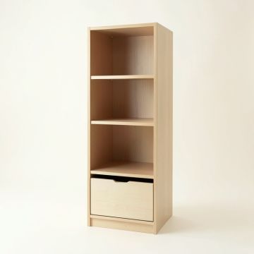 Hazel Canyon Narrow Cubby Tower - Beige (synthetic illustration; no displayed measurements)