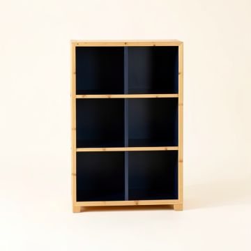 Cove Bend Freestanding Bookcase - Navy (synthetic illustration; no displayed measurements)