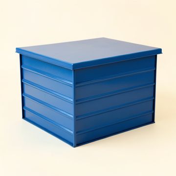 Holly Bridge Closed Outdoor Storage Box - Blue (synthetic illustration; no displayed measurements)