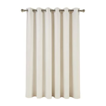 Calumet Solid Semi-Sheer Grommet Curtain Panels