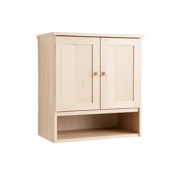Ridge Bend Wall-Mounted Laundry Cabinet - Beige