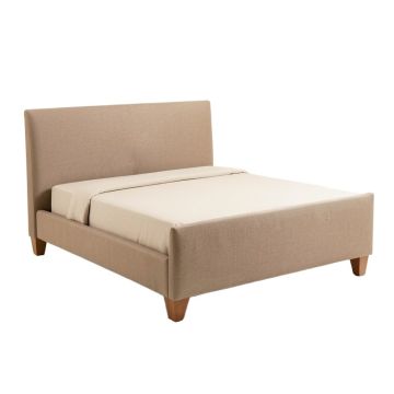Elisamarie Wingback Linen Upholstered Standard Bed (synthetic illustration; no displayed measurements)