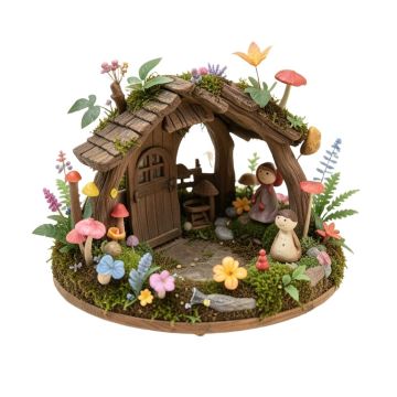 Old Fashioned Transportation Fairy Garden