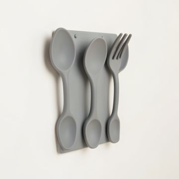 Utensils Vintage Block Sign Wall Decor (synthetic illustration; no displayed measurements)