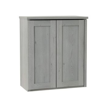 Willow Branch Wall-Mounted Laundry Cabinet - Gray (synthetic illustration; no displayed measurements)