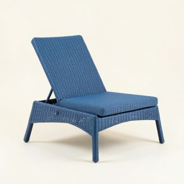 Ash Bend Outdoor Lounge Chair - Blue (synthetic illustration; no displayed measurements)