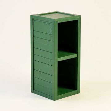 Maple Dale Narrow Cubby Tower - Green (synthetic illustration; no displayed measurements)