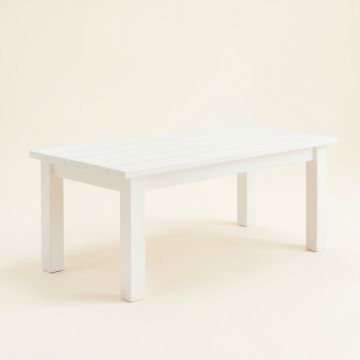 Pine Dell Indoor Bench - White (synthetic illustration; no displayed measurements)