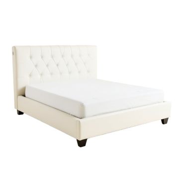 Edna Tufted Upholstered Low Profile Standard Bed