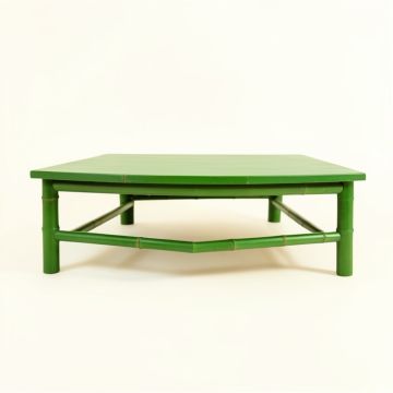 River Arc Coffee Table - Green (synthetic illustration; no displayed measurements)