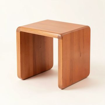 Olive Edge Side Table - Terracotta (synthetic illustration; no displayed measurements)