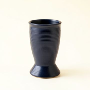 Cove Brook Empty Candle Holder - Navy (synthetic illustration; no displayed measurements)