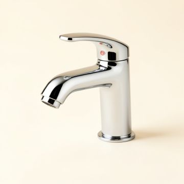 Single Hole Bathroom Waterfall Faucet (synthetic illustration; no displayed measurements)