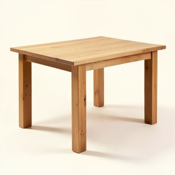 Ferryhill Extendable Solid Oak Dining Table (synthetic illustration; no displayed measurements)