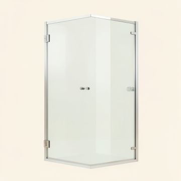 66 '' X 57 '' Bypass Semi-Frameless Tub Door (synthetic illustration; no displayed measurements)