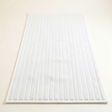 Pine Arc Rectangular Area Rug - White (synthetic illustration; no displayed measurements)