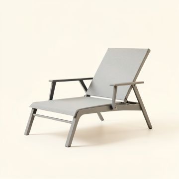 Summit Canyon Outdoor Lounge Chair - Gray (synthetic illustration; no displayed measurements)