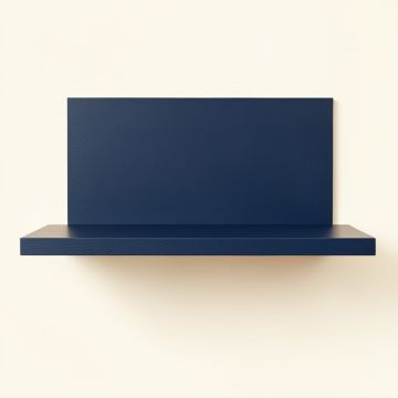 Aspen Crest Wall-Mounted Shelf - Navy (synthetic illustration; no displayed measurements)