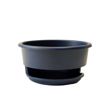 Moss Arc Empty Raised Planter - Navy