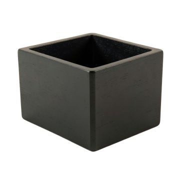 Juniper Crest Empty Raised Planter - Black
