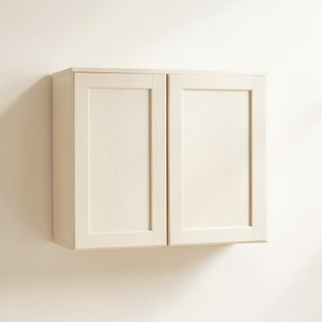 Briar Crossing Wall-Mounted Entry Cabinet - Ivory (synthetic illustration; no displayed measurements)