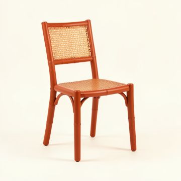 Cliff Bend Dining Chair - Terracotta (synthetic illustration; no displayed measurements)