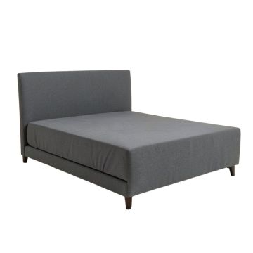 Softly Upholstered Storage Platform Bed