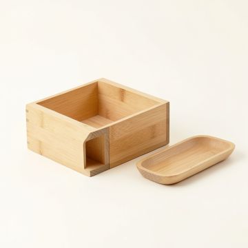 Fern Bluff Empty Coffee-Station Organizer - Beige (synthetic illustration; no displayed measurements)