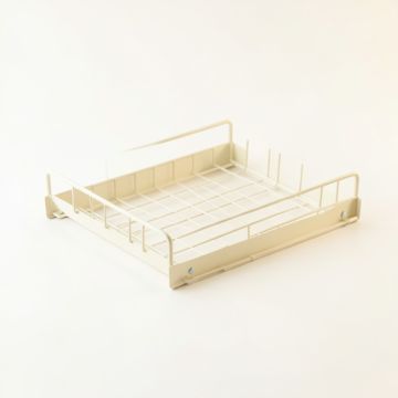 Cove Dale Empty Under-Desk Cable Tray - Ivory (synthetic illustration; no displayed measurements)