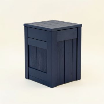 Oak Bluff Closed Garden Compost Bin - Navy (synthetic illustration; no displayed measurements)