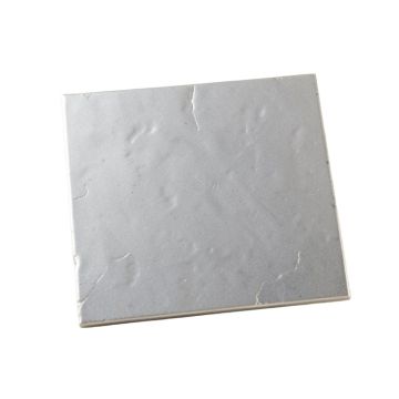 Linear Random Sized Metal Mosaic Tile In Silver