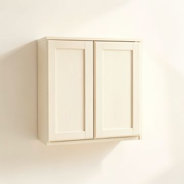 Glen Bluff Wall-Mounted Entry Cabinet - Ivory (synthetic illustration; no displayed measurements)