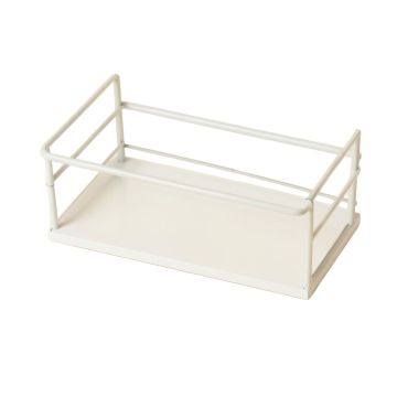 Aspen Brook Empty Under-Desk Cable Tray - White
