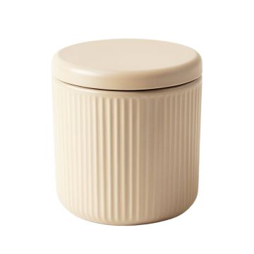 Hill Branch Storage Canister With Lid - Beige