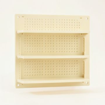Dawn Crossing Empty Wall-Mounted Tool Organizer Panel - Cream (synthetic illustration; no displayed measurements)