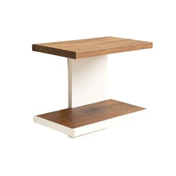 Auguste Decorative Mid-Century Modern 2 Piece Tiered Shelf