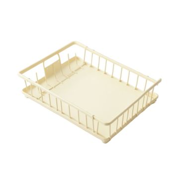 Linden Brook Empty Under-Desk Cable Tray - Cream