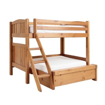 Abel Staircase Twin Over Full Bunk Bed With Trundle