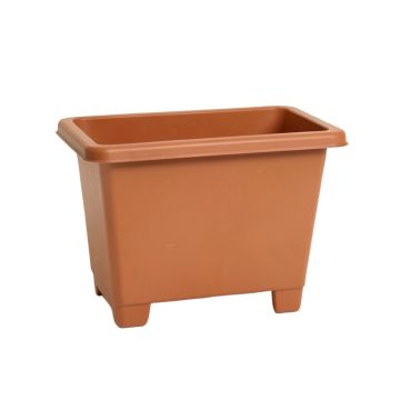 Birch Crest Empty Raised Planter - Terracotta