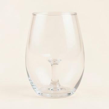 Stowe Pineapple 21 Oz . Stemless Wine Glass (synthetic illustration; no displayed measurements)