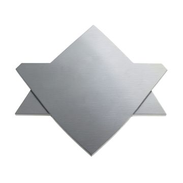 Brushed Subway 2 '' X 6 '' Metal Mosaic Tile (synthetic illustration; no displayed measurements)